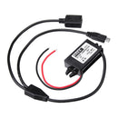 KREE DC 12V to DC 5V 3A USB & Micro Interface Power Supply Converter Step-Down Converter