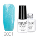 8 Colors Blue Series Shimmer Glitter Nail Gel Soak-off UV Gel DIY Nail Art