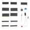 DC 5V Blue DIY LED Electronic Hourglass Kit Soldering Practice Spare Parts Module