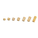 Suleve M3BN5 150Pcs M3 Knurled Brass Threaded Insert Nut Female Thread Embedment Nuts Assortment