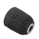 Drillpro 0.8-10mm Keyless Drill Chuck with Round Shank Adapter Converter