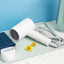 ShowSee A1-W Electric Anion Hair Dryer Negative Ion Hair Care Blower 1800W EHD Constant Temperature Hot/Cold Wind Switch 360 Rotated Tuyere