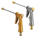 High Pressure Metal Plated Hose Nozzle Water Power Sprayer Garden Car Washer