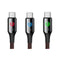 Baseus 18W Intelligent Power Off QC3.0 3A Type C Indicator Fast Charging Data Cable 1M