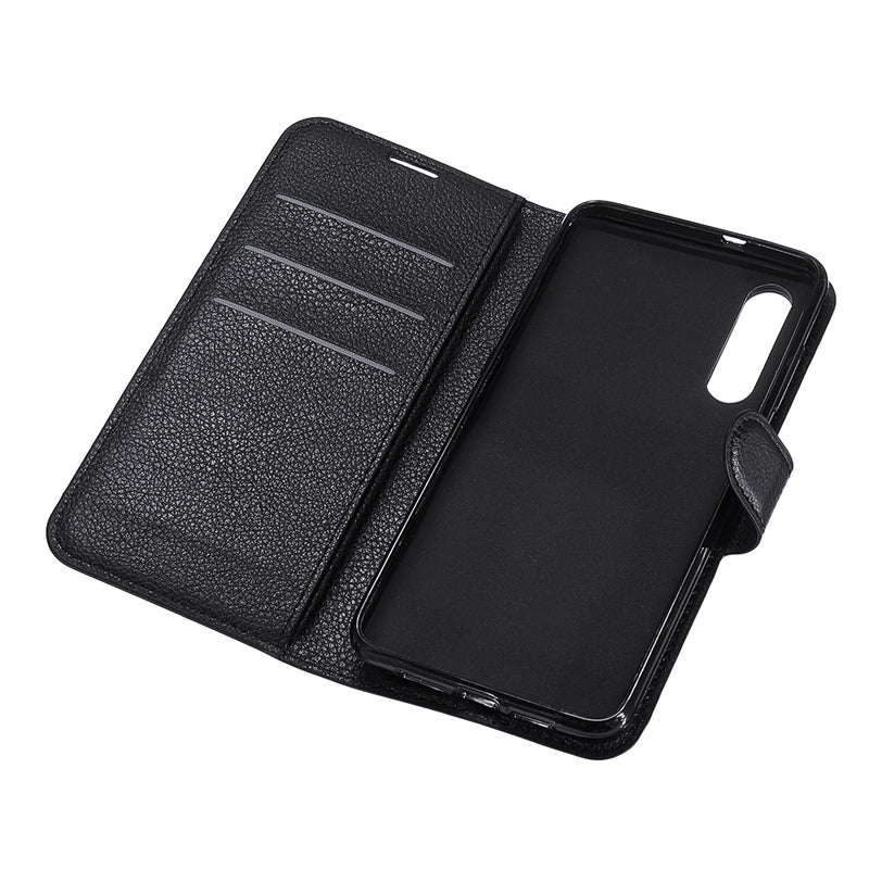 Bakeey Litchi Pattern Shockproof Flip with Card Slot Magnetic PU Leather Full Body Protective Case for Xiaomi Mi9 Mi 9 / Xiaomi Mi9 Mi 9 Transparent Edition