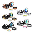 Unisex Sunglasses Rave Party Eyewear Punk Style Colorful Kaleidoscope Goggles