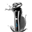 RIWA RA-5505 3 in 1 LCD Display Washable Electric Shaver 3D Rotary Floating Blade Nose Ear Trimmer for Men Hair Grooming Multifunction Kit