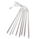 Outdoor 30cm USB LED Meteor Shower Rain 8 Tubes Xmas Light with US Plug