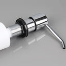 300ml Classic White Built In Pump Press Soap Dispenser Kitchen Bathroom Sink Soap Hand Liquid Pump
