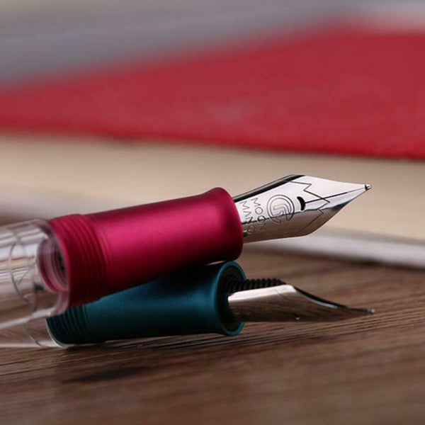 Moonman T1 Piston Fountain Pen Metal Acrylic F Nib Ink Pen Large-Capacity Gift