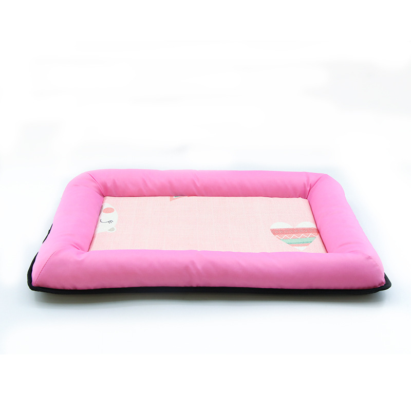 Summer Pet Cooling Mat Cat Mat Quadrate Printed iced Mat Cat Bed