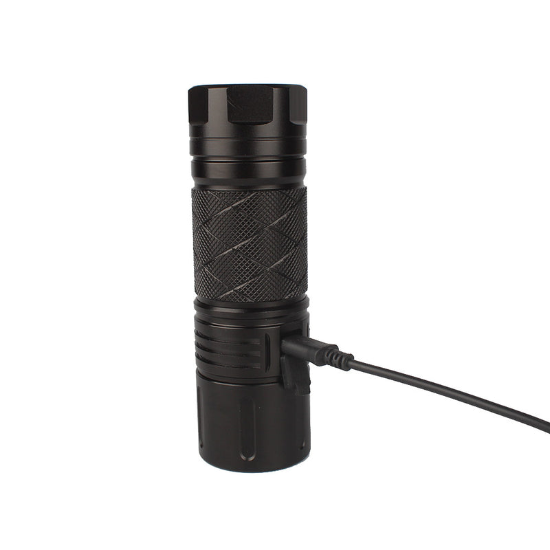 XMUND XD-FL6 SST40 2800LM Super Brignt 500m Long Range USB Rechargeable 18650 LED Flashlight