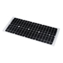 30W 12V Solar Power Panel Monocrystalline Silicon Semi-flexible Home Electricity