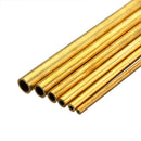 3-8mm Diameter Brass Hollow Round Tube Rod Lathe Bar Stock Kit Assorted for DIY Craft Tool Length 50cm