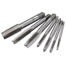 Drillpro M3-M12 Adjustable Tap Wrench with 7pcs M3-M12 Screw Thread Hand Tap Set