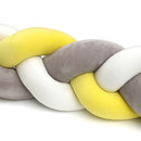 300cm Infant Baby Plush Bumper Bed Bedding Crib Cot Braid Cushion Protector Decorations