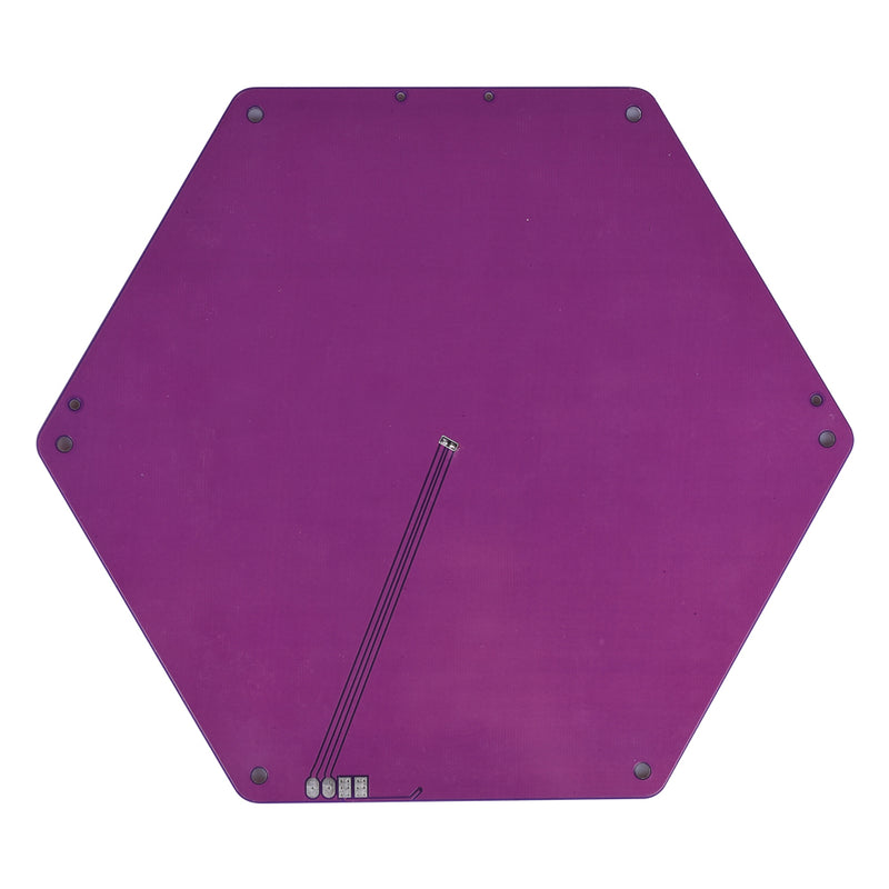 12V 120w 170mm Diameter Purple Hexagon Round Kossel Delta Heated Bed for 3D Printer