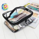 Large Clear Zipper Cosmetic Plastic Make-up Bag Storage Case Travel Portable