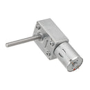 Machifit JGY370 50mm-M6 Screw Worm Gear Motor DC 6/12/24V 150RPM Self-locking Reduction Gear Motor