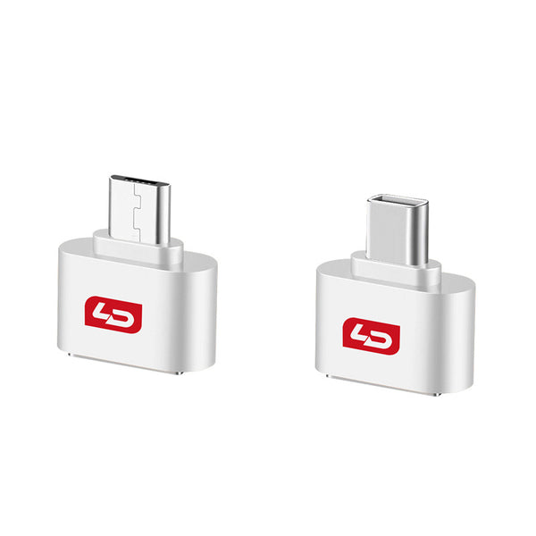 LD Micro USB/Type-C to USB 2.0 OTG Adapter Converter For Smart Phone Laptop MacBook