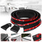 4.9ft/1.5m Universal Car Spoiler Wing Roof Protector Trunk Sper Lip Trim Fit Front