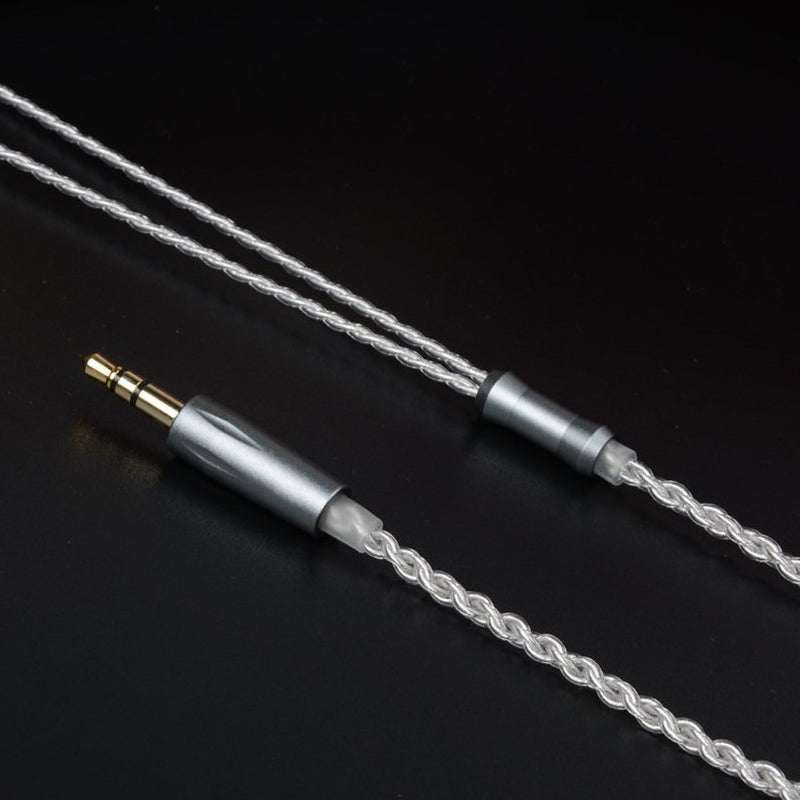 Original TRN V10 V20 Earphone Cable 0.75mm 0.78mm MMCX Silver Plated Oxygen Free Copper Wire Cable