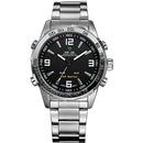 WEIDE WH1009 Digital Display Auto Date Show Quartz Watch Business Style Men Wrist Watch