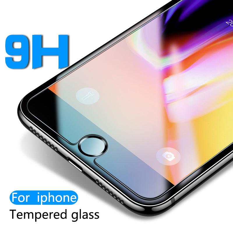 HD Clear 9H Anti-explosion Anti-scratch Tempered Glass Screen Protector for iPhone X XS XS Max XR 6P 6S Max 7 8 7Plus 8Plus