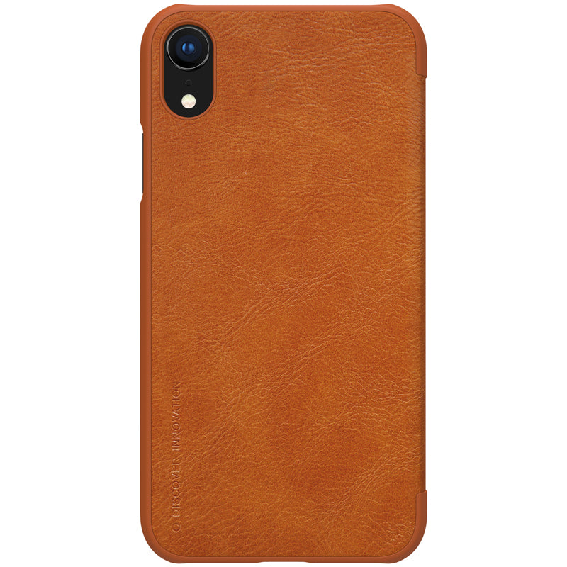 Nillkin Protective Case For iPhone XR 6.1" PU Leather Card Slot Flip Cover