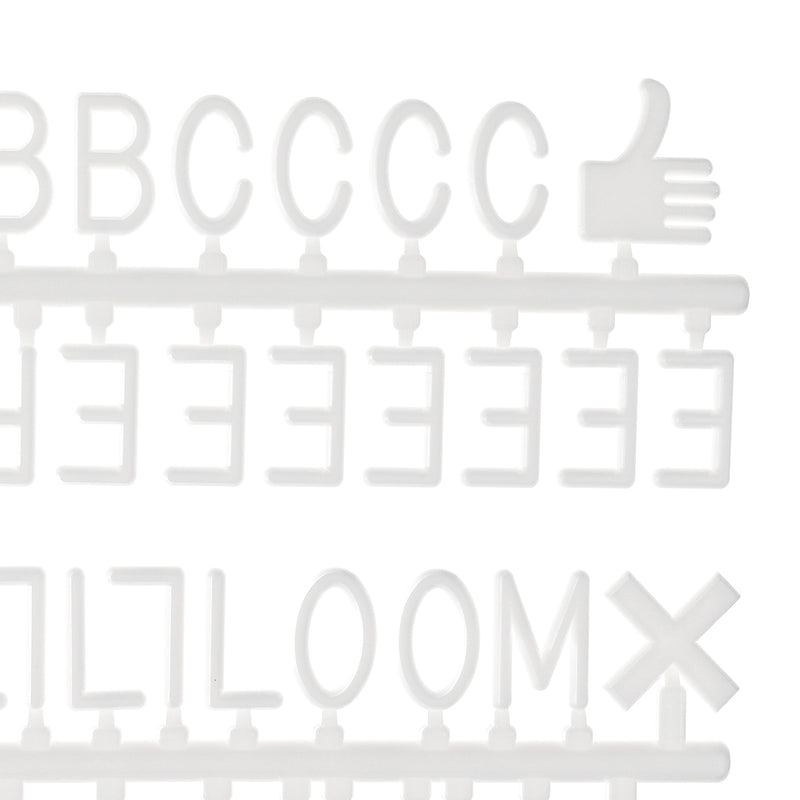 Black Felt Letter Message Board Home Restaurant Changeable Message Oak Stand w/ 340 White Letters