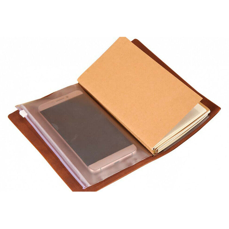 Engraved Leather Journal Notebook Diary Custom Message Quotes Gift Anniversary Birthday Graduation