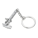 Mini 0-4cm Vernier Caliper Portable Measuring Ruler Key Chain For Woodworking Tool