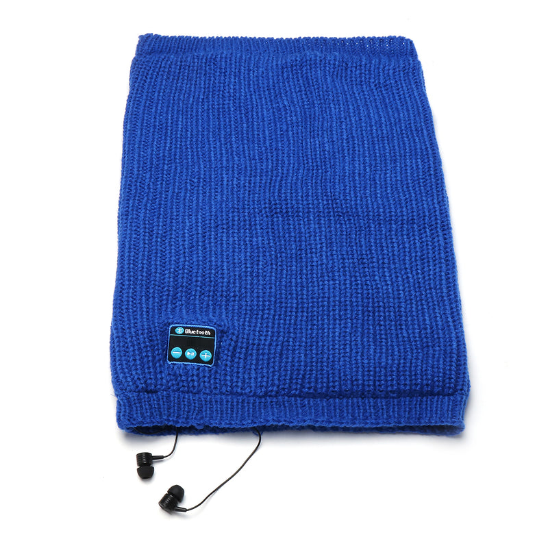 Bluetooth Earphone Headset Speaker Soft Warm Scarf Shawl Rapture Winter Outdoor