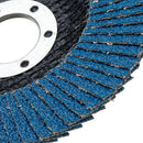 Drillpro 10Pcs 115mm 4.5 Inch Premium Zirconia Flap Disc Grinding Wheel 40-120 Grit Angle Grinder Disc