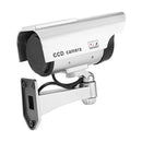 Bakeey Simulation Dummy Camera Outdoor Indoor Waterproof Security CCTV Solar Energy Simulate Cameras with LED Light
