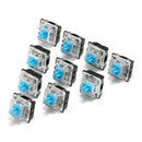 10PCS 3 Pin Mechanical Keyboard Switch Blue Switch