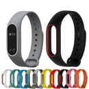 Bakeey Double Color Replacement Silicone Wrist Strap Watch Band for XIAOMI Miband 2