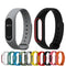 Bakeey Double Color Replacement Silicone Wrist Strap Watch Band for XIAOMI Miband 2