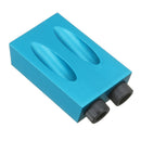 8pcs DIY Woodworking Oblique Hole Jig 15 Degree Angle Inclined Hole Locator Pocket Hole Jig Drill Guide