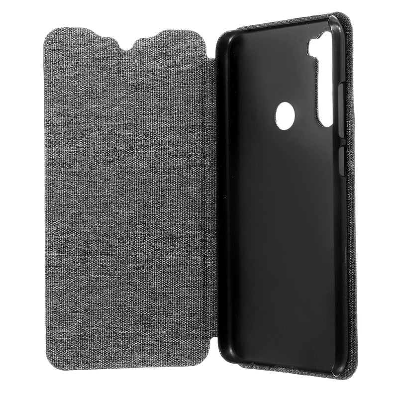 Bakeey Flip Shockproof Fabric Soft Silicone Edge Full Body Protective Case For Xiaomi Redmi Note 8