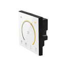 LUSTREON DC12-24V 3CH Touch Panel Light Switch CCT Color Temperature Dimmer Controller for LED Strip