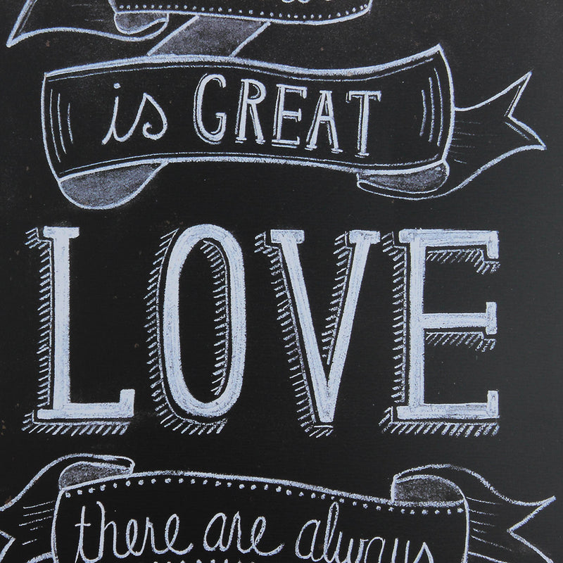 Love Miracle Sheet Metal Drawing Home Wall Poster Metal Painting Tin Sign