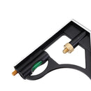 DANIU 12 Inch 300mm Adjustable Combination Square Angle Ruler 45/90 Degree With Bubble Level