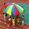 2m Child Outdoor Rainbow Umbrella Parachute Toy Kindergarten Parent-Child Umbrella Rally