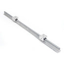 SBR12 700mm Cylindrical Linear Rail Shaft with 2pcs SBR12UU Linear Block