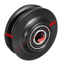 2Pcs Sliding Barn Door Wheel 70x34x15mm POM Lifting Pulley Accessories