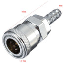 Male Female 8mm Gas Hose Copper Nozzle Quick Release Connector Caravan BBQ SH+PH