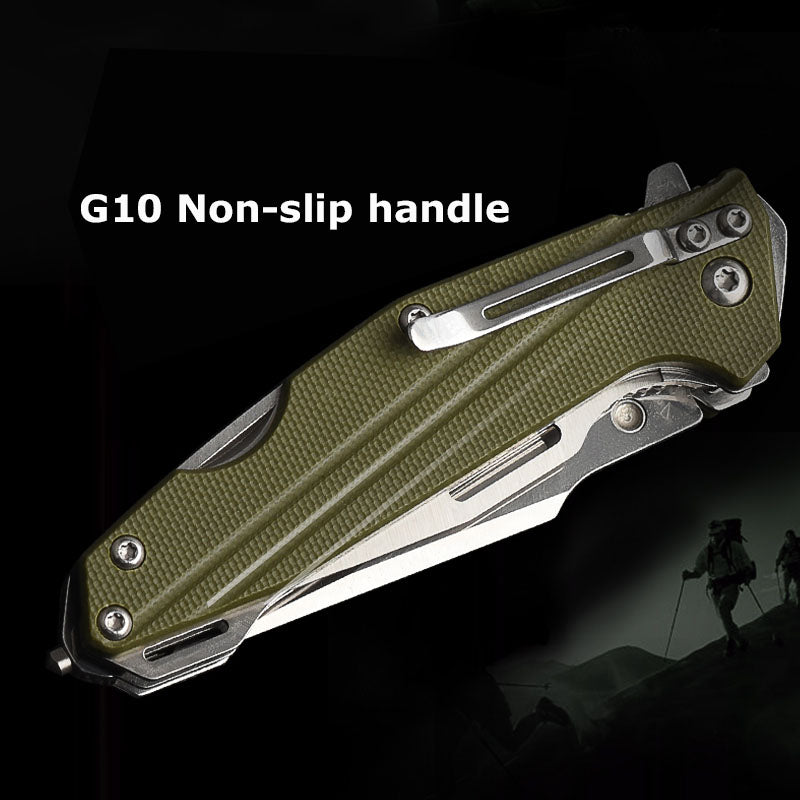 Sanrenmu 7116 Multifunctional Folding Tools Camping Survival Hunting EDC Tools Screwdriver Bottle Opener Rope Cutter