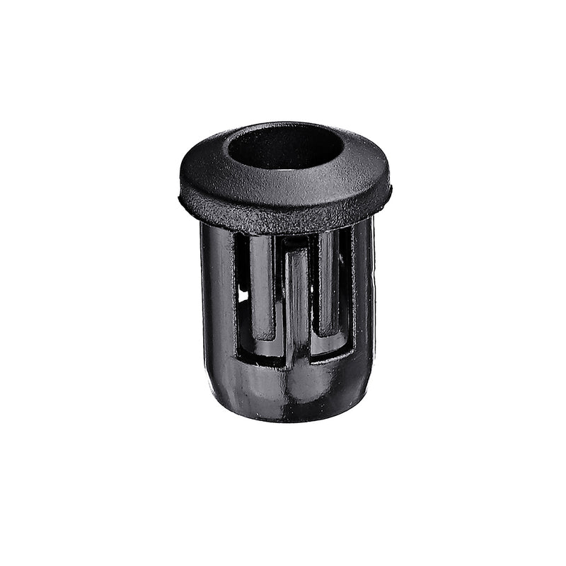 200pcs 5MM LED Holder Black Plastic Diode Lampshade Holder Clip Bezel Mount Light Case Cup Bezels Mounting Cases