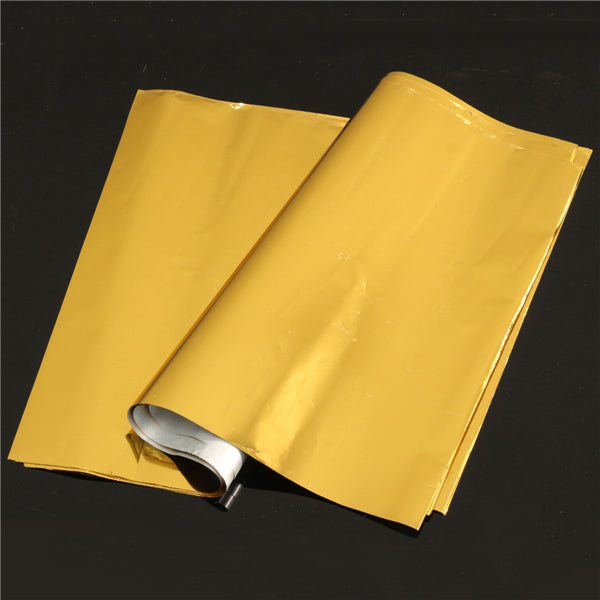 50pcs A4 Hot Stamping Transfer Foil Paper Laser Printer Laminating Transfered Gold